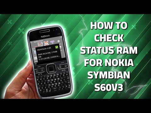 How to check status ram for nokia symbian s60v3
