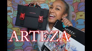 ARTEZA HAUL ! EverBlend Art Markers 60 set and MixMedia Pad