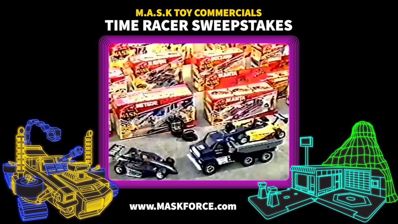 Kenner M.A.S.K Toy Commercial: Time Racer Sweepstakes