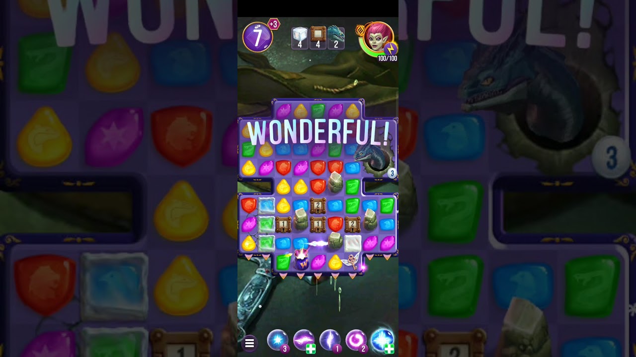 Harry Potter: Puzzles & Spells level 1903 no boosters