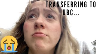 Transferring to UBC...
