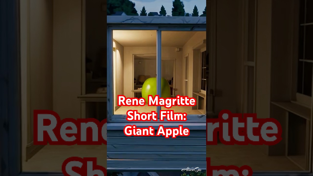 【Magritte】 The House of the Giant Apple 🍏