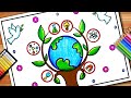 World Science Day for Peace and Development Drawing | Science Day Poster | World Science Drawing