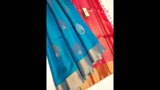 PURE HANDLOOM SOFT  SILK SAREE🌹100% QUALITY🌹 *DOUBLE warp*6499+$ screenshot 5