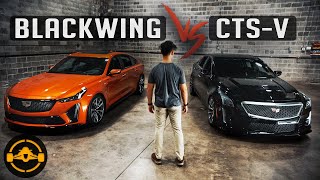 Cadillac CT5-V Blackwing vs. CTS-V Comparision Review