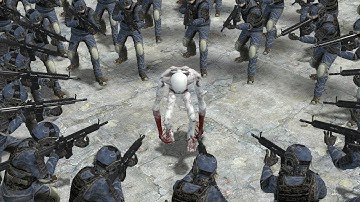 SCP-096:SL[OLD] VS 100 SCP GUARD!! Garrys Mod Sandbox