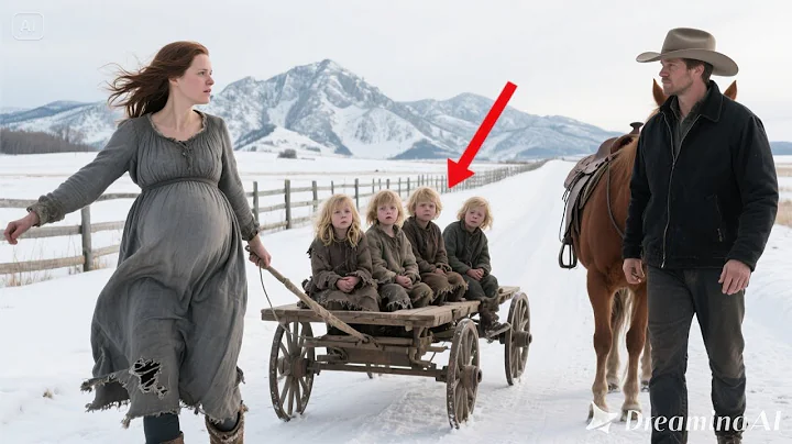 “You’re Coming With Me,” The Cowboy Said — Seeing The Pregnant Widow Struggling With Her Wagon