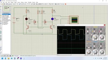 2 NPN Transistors Astable Multivibrator Common Emitter #proteus #circuit #simulation #transistor
