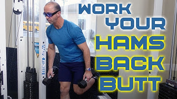 RDL with  Foot on Wall Dumbbell | Posterior Chain | Glutes | Hamstrings | Low Back |RDL