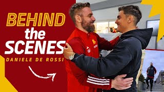 Daniele De Rossi’s return to Trigoria! 🟡🔴