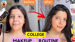 Quick & Easy College Makeup Look For Teenagers | 5 Minute Makeup No Foundation | D BeautyBlush