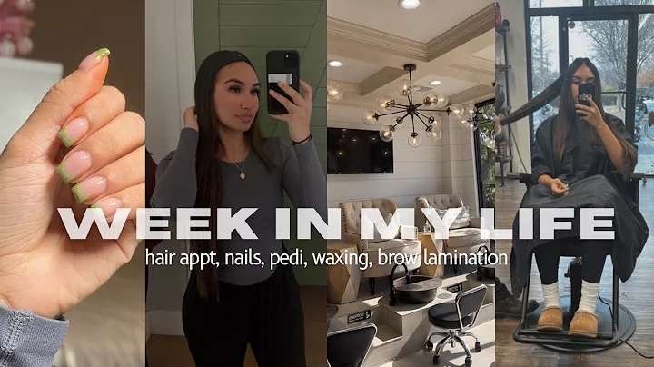 TRANSFORMING MYSELF IN A WEEK: hair appt, nails, w...