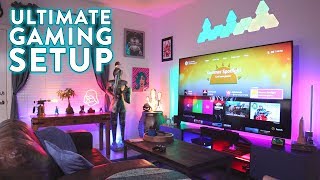 Epic 2019 xbox and ps4 pro setup tour! this gaming is for console but
also packs a massive lg nanocell 86-inch tv! from one x to an...
