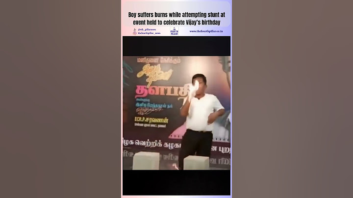 #Tamilnadu #Thalapathy #Vijay #Birthday #Celebration #ThalapathyVijay #Fire #Accident