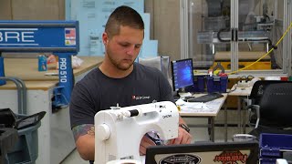 Tyler Beers sewing