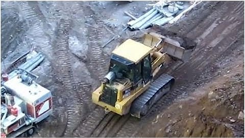 Cat 963C from above