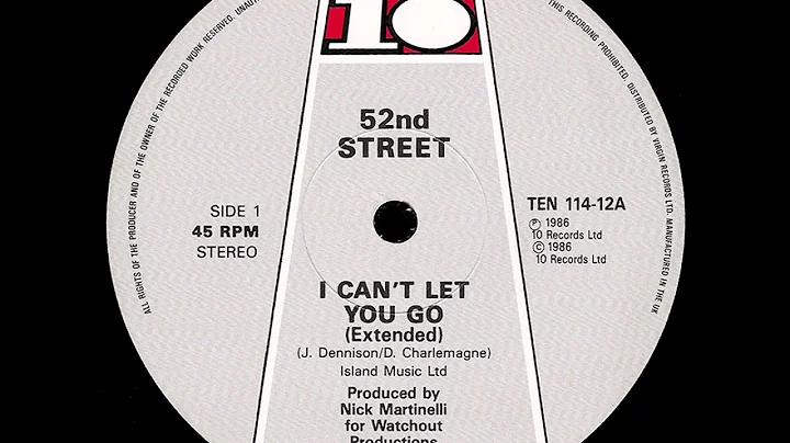 52nd Street - I Can't Let You Go (Extended) (1986)