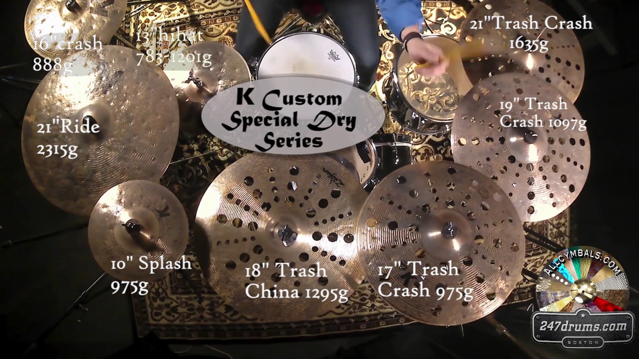 Zildjian K Custom Special Dry 2017 FX special effects series COMPLETE ...