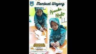 Membuat wayang.. KB Daru'l Hikam 