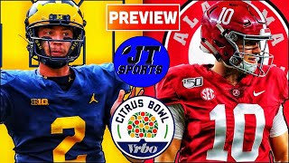 Michigan vs Alabama Citrus Bowl Preview & Prediction | CFB | College Football