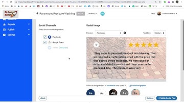 Easy Social Posting of Reviews