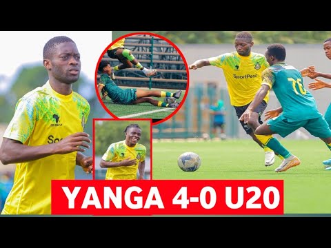 MAGOLI YOTE YANGA 4 0 U20 ECUA BOYELI KOUMA MAGIC CHIKOLA PRE SEASON