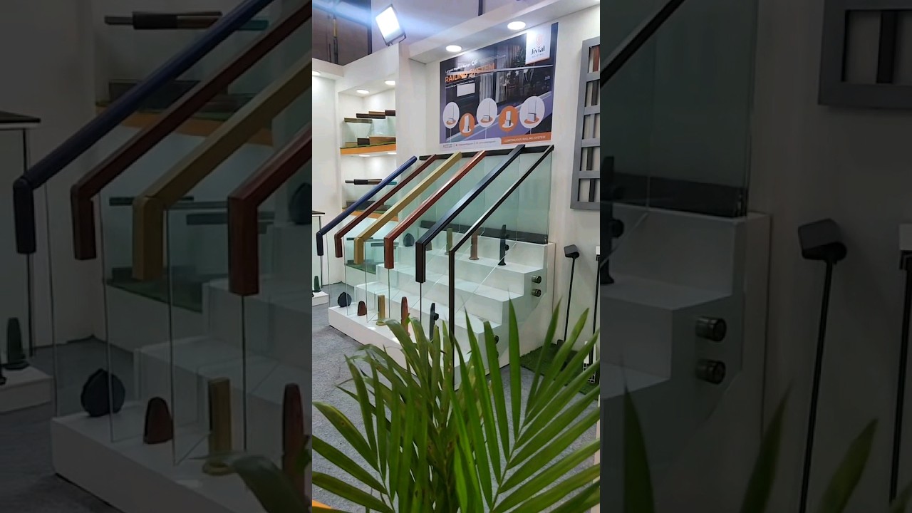 Wide Rangle of Glass Railing solution || Jivial Railings Rajkot 