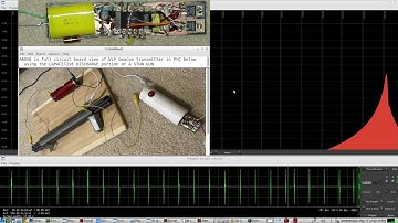 VLF CAVE RADIO beacon transmitter using CAPACITIVE DISCHARGE through a tuned resonant high Q antenna