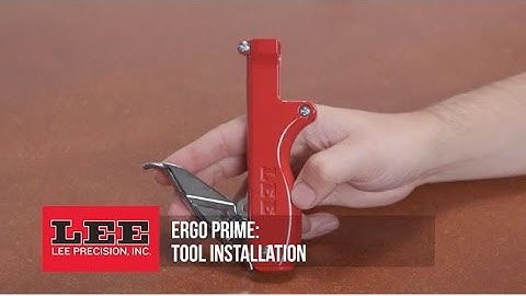 Lee Ergo-Prime, Tool Installation