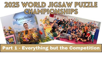 2025 World Jigsaw Puzzle Championship Recap Part 1 - Everything but the Competition #puzzle #wjpc