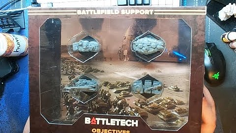 Battletech: Battlefield Support: Objectives Unboxing