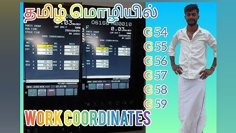 How to use G54,G55,G56,G57,G58,G59 work coordinates offset in 2axis cnc Turning | #programming