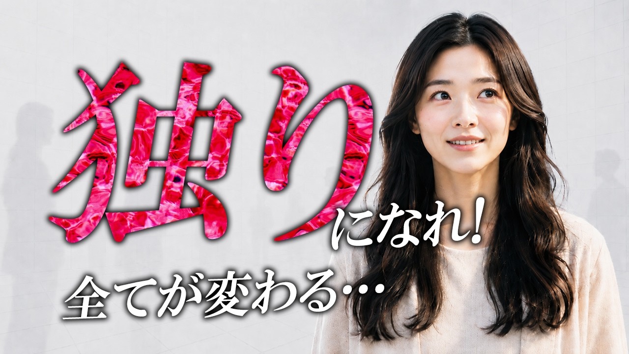 【孤独は幻想】全部、孤独だった。だから、全部変わった
