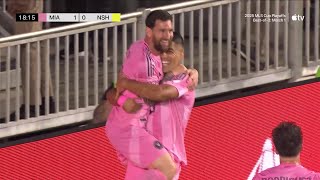 Messi Diving Header Opens His 2025 Audi Mls Cup Playoffs Account