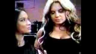 Kaitlyn Attacks Aj Lee At Extreme Rules Raw 52013