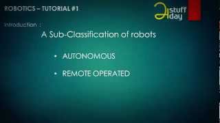 Robotics - Brief Introduction [ For Beginners] #1