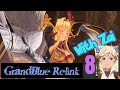 Now were fighting bosses this guy is huge and this lady is insane grandblue relink ep 8