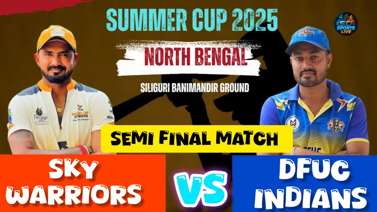 DFUC INDIAN'S vs SKY WARRIORS | Semi Final | 