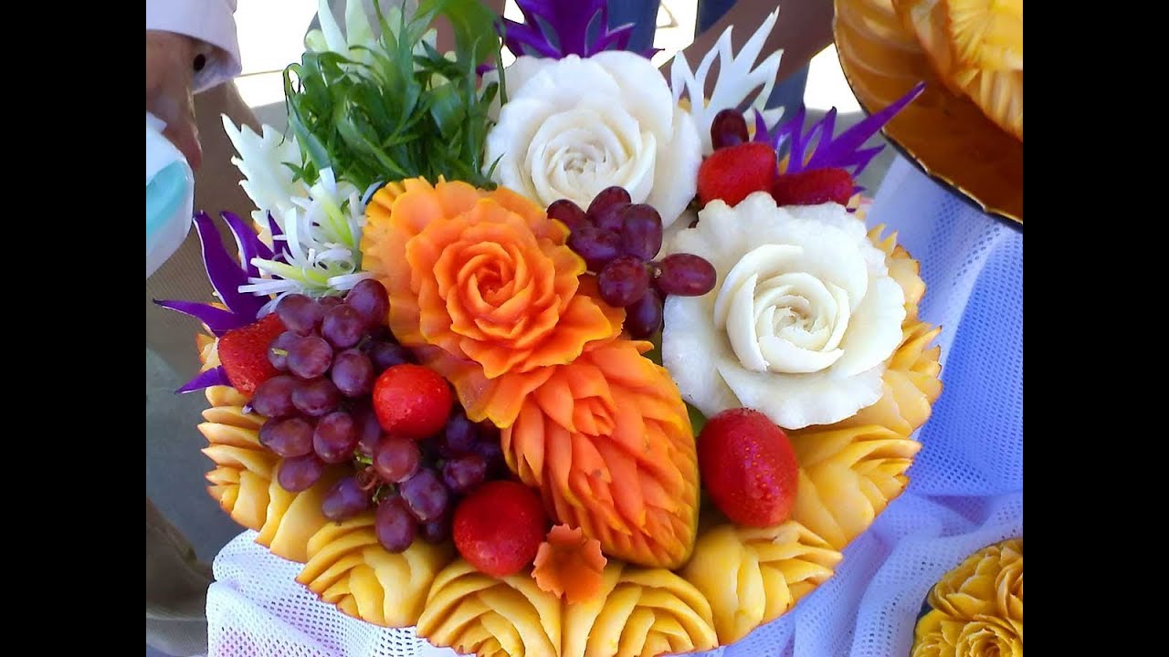 How to make vegetable carving flowers youtube How to make vegetable carving flowers youtube