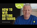 Tennis Betting Explained: How To Make Money Betting Sport image