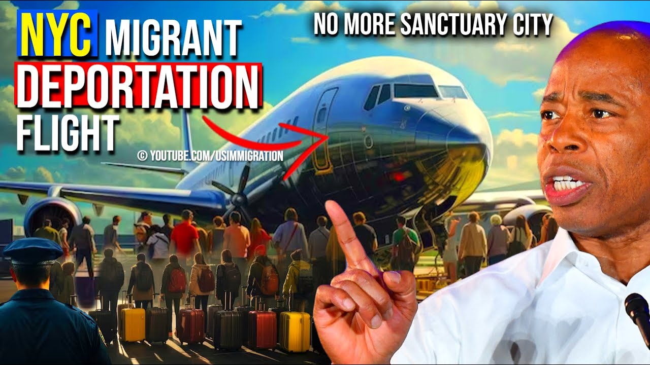 ⁣It Begins… NYC Migrant Deportation Flights🚨 NO MORE SANCTUARY CITY!
