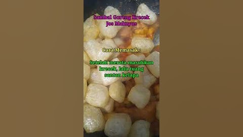 Thumbnail of Sambal Goreng Krecek : Menu Buka Puasa : #shorts
