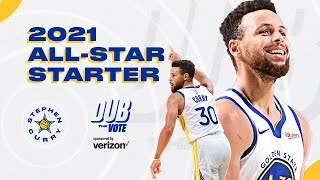 Golden State Warriors' Stephen Curry Named NBA All-Star Starter!