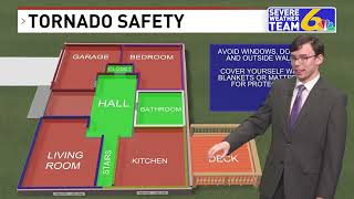 WJAC-TV Tornado Coverage 3:51 PM - 4:15 PM ET (3/11/2026)