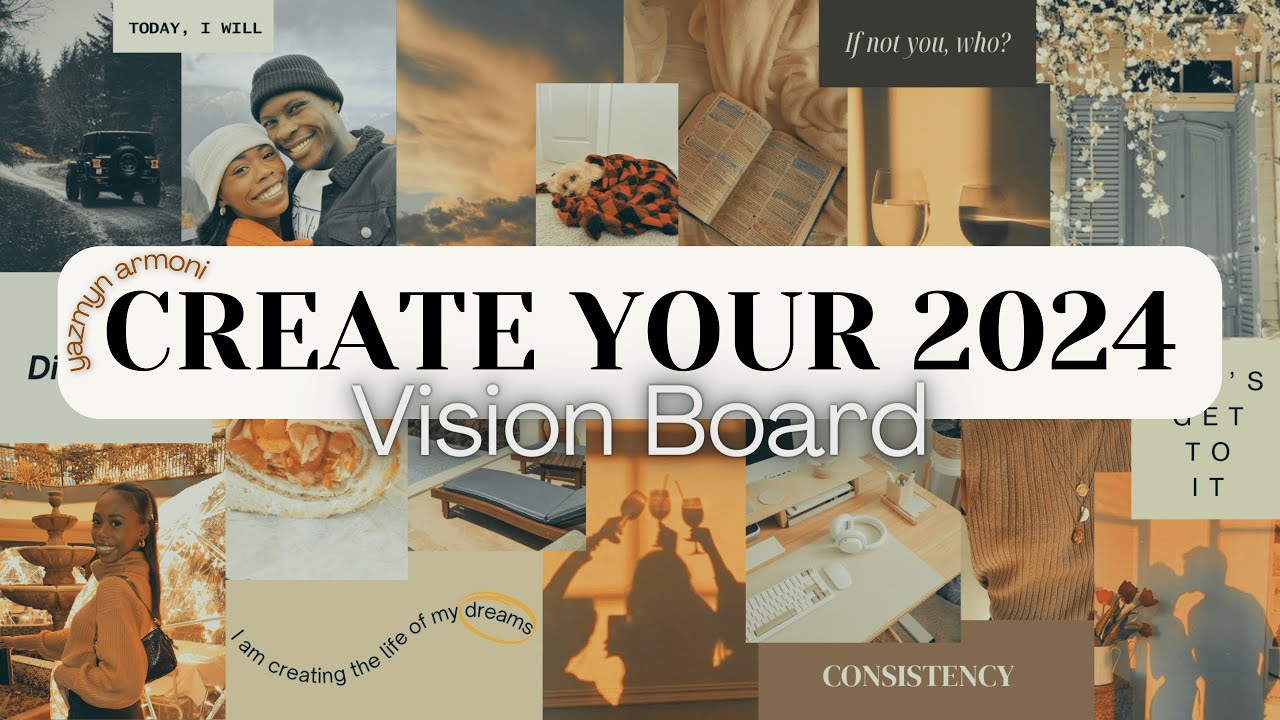 2024 Vision Board Tips ✨ 1. Have the photos be from your POV 2