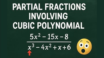 Partial Fractions Involving Cubic Polynomial😲💯✅ #Rational_root_test #synthetic_division