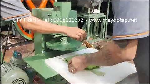 Máy cắt lá chuối theo biên dạng tùy chọn