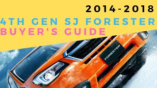 20142018 Subaru Forester Buyer's Guide (SJ Common problems, Options, Engines, Transmissions)