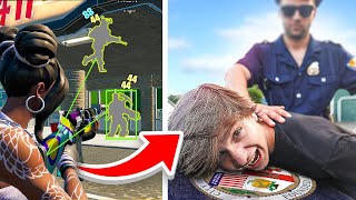 I Arrested FaZe H1ghSky1 For CHEATING In Fortnite! (Banned)