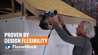 Proven by Design Flexibility: Soffit and LP® FlameBlock® Fire-Rated Sheathing